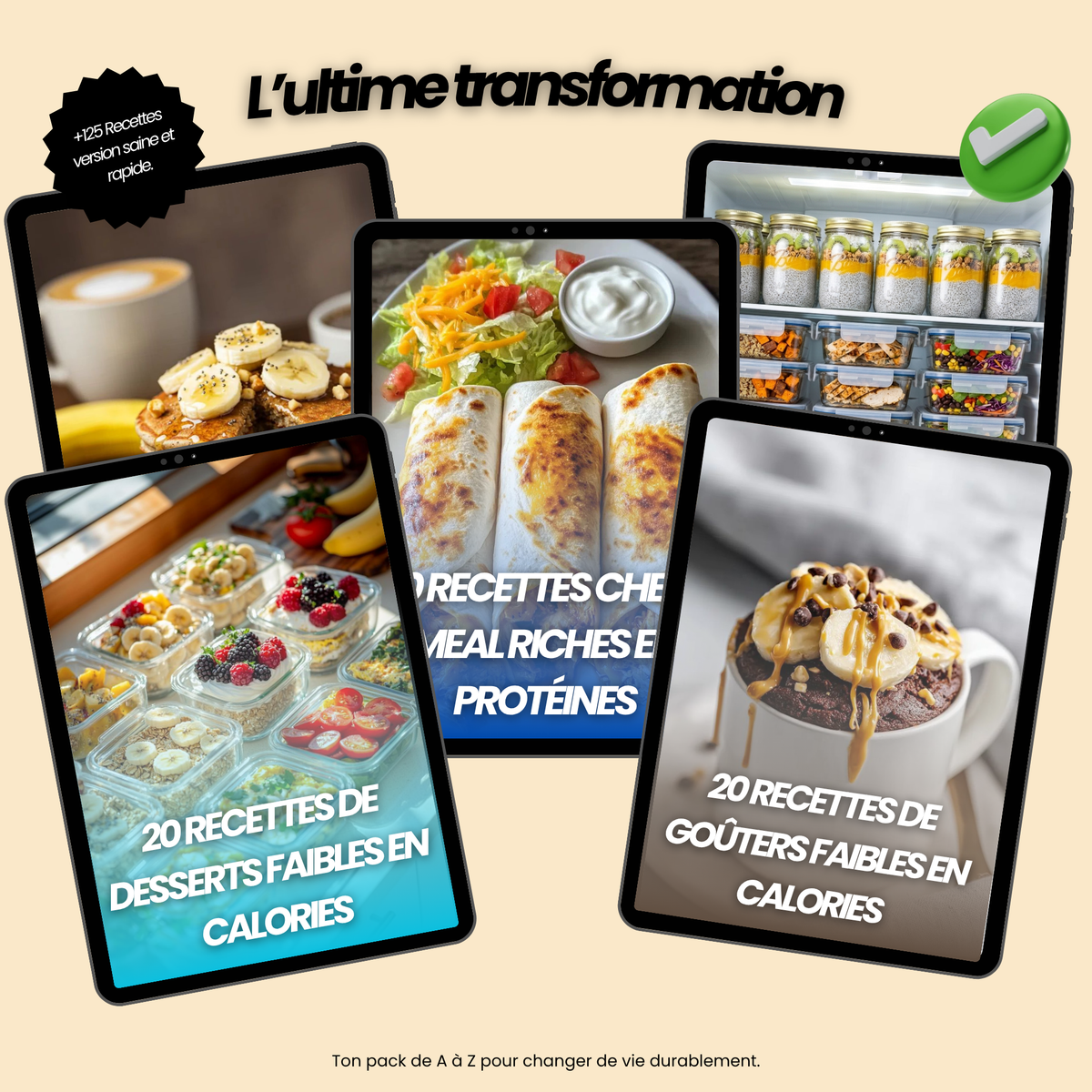 Le Plan Meal Prep Complet — Perds du gras sans te priver
